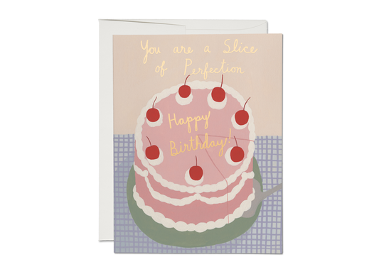 Red Cap Cards - Slice of Perfection birthday