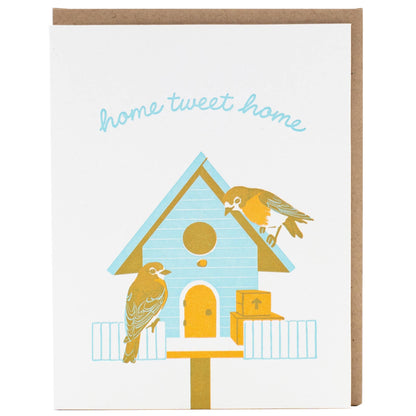 Smudge Ink - Birdhouse Moving Day New Home Card