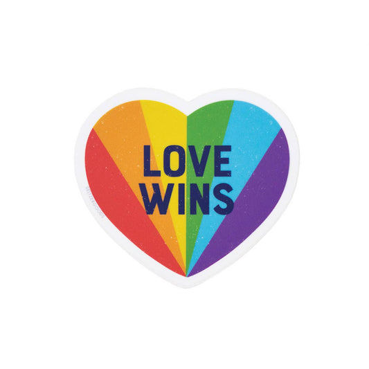 Seltzer Goods - Love Wins Heart Sticker