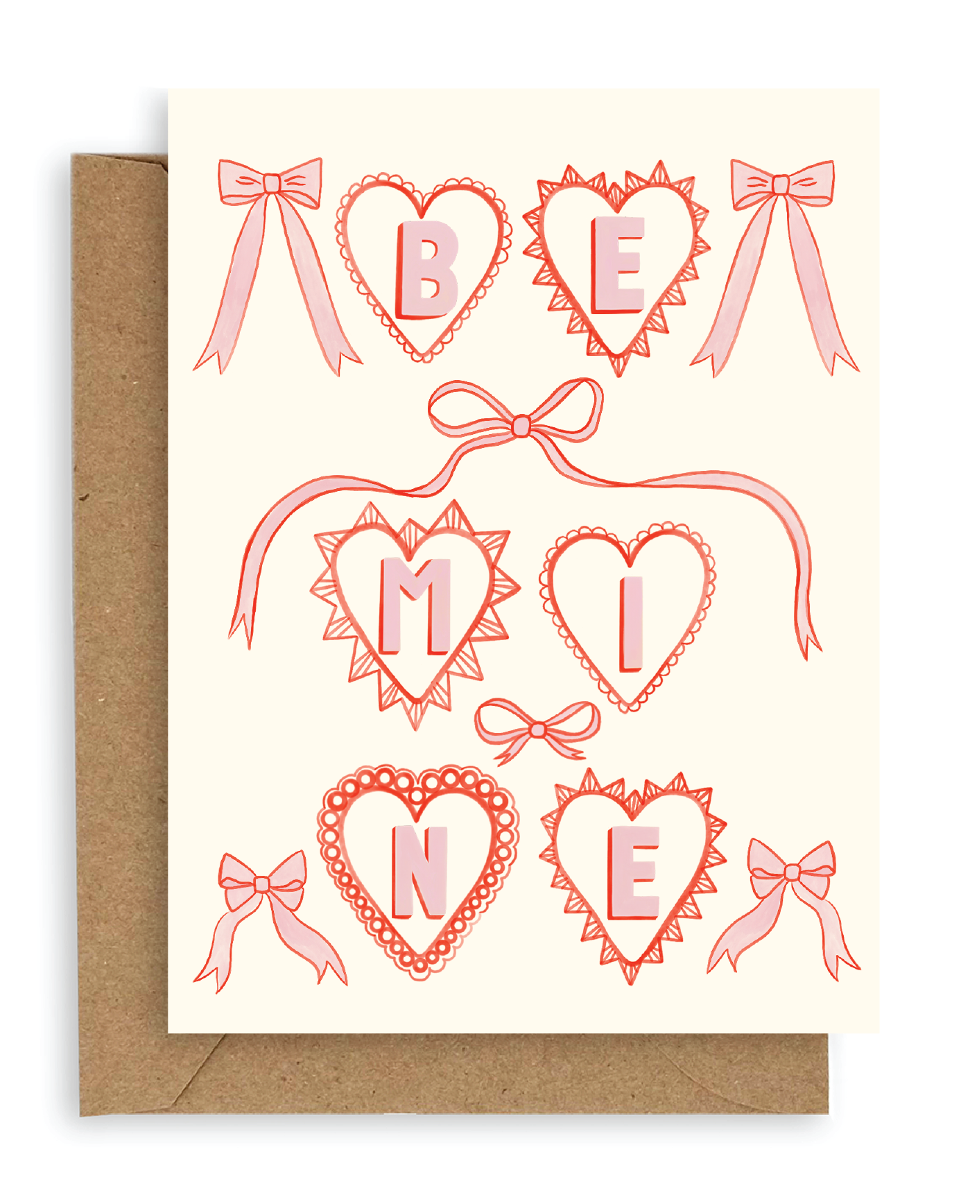 Adelfi - Heart Charms Be Mine Card