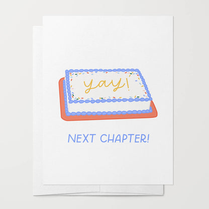 Just Follow Your Art - Next Chapter! | Congratulations Book Theme Card, Congrats