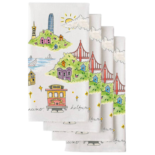 SF Mercantile - Halfway to the Stars Flour Sack Cotton Tea Towel