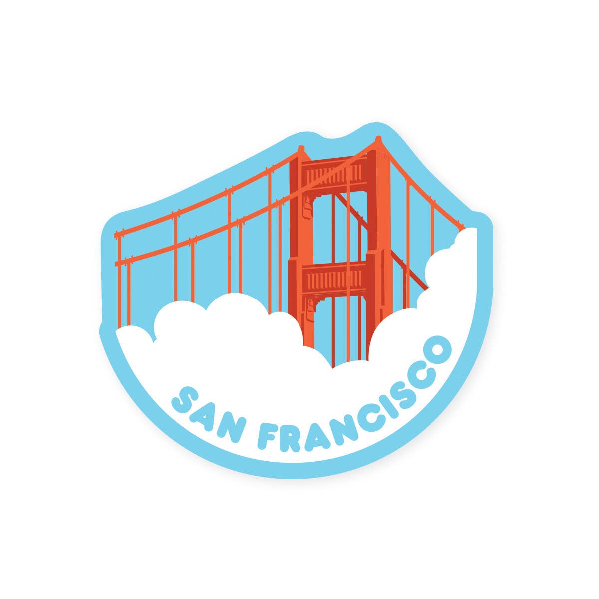 Seltzer Goods - SF Bridge Sticker