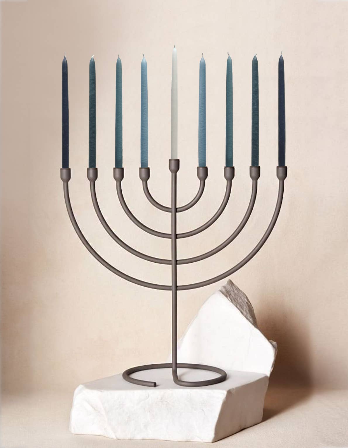 BOTANICA -  Menorah Hanukkah Mini Taper Candles