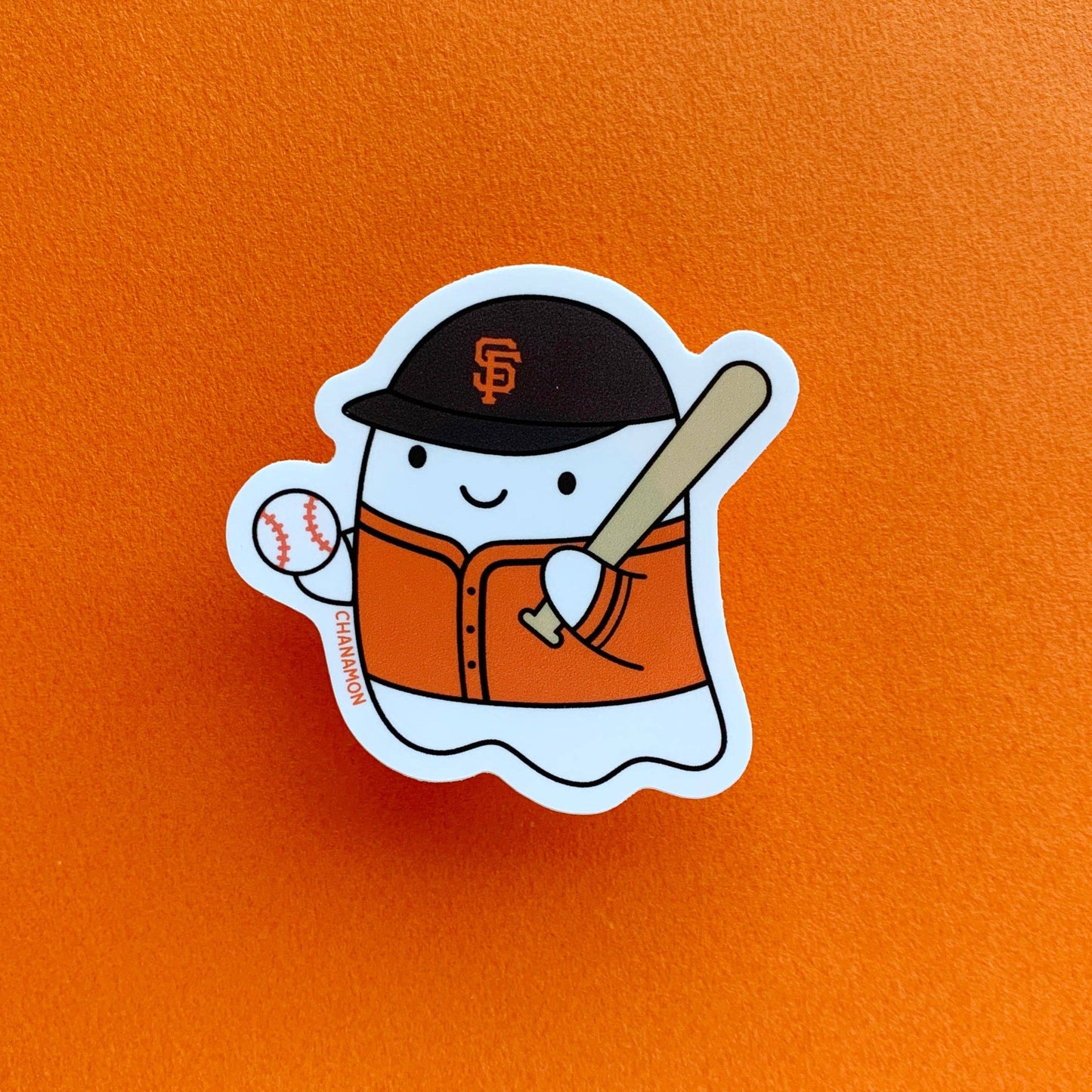 Maison Chanamon - SF Giants Baseball Ghost Sticker