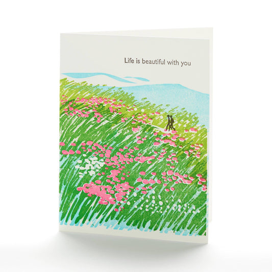 Ilee Papergoods - Life is Beautiful with You Note Card