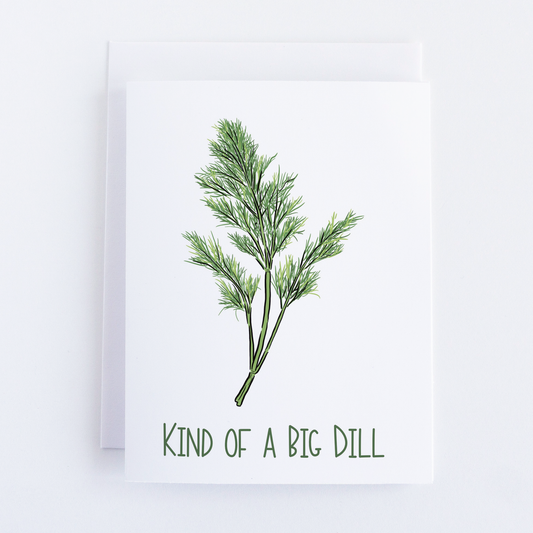 Bean Horse Car - Kind of a Big Dill Greeting Card