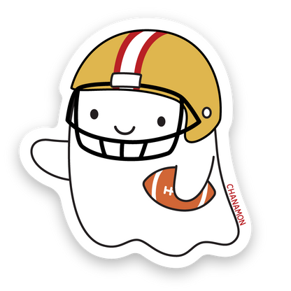 Maison Chanamon - 49ers Football Ghost Sticker