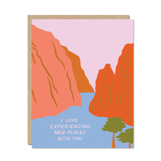 Odd Daughter - New Places - Love + Anniversary Card