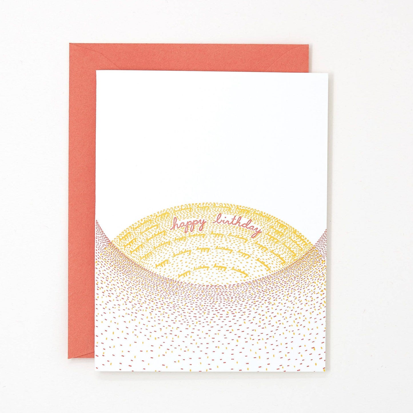 Helen Edna - Birthday Sunset Letterpress Card