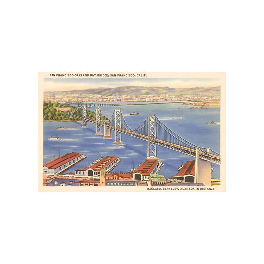 Found - Bay Bridge Postcard   SF-145