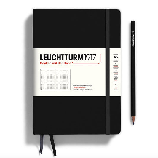 leuchtturm1917 - A5 Hardcover M - Black - Dotted