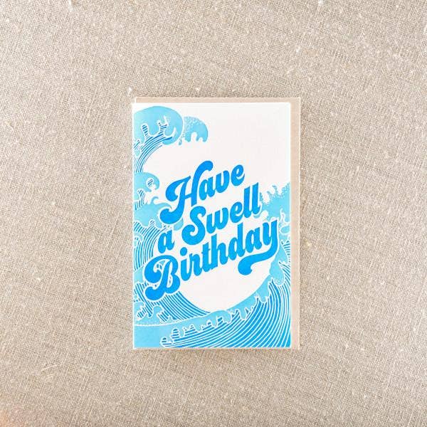 Pike Street Press - Swell Birthday Greeting Card