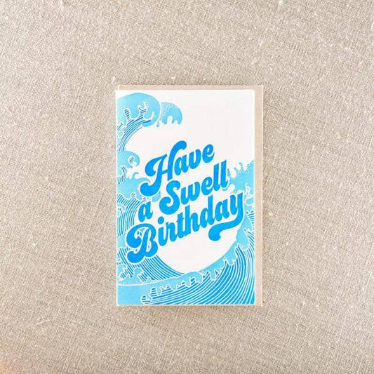 Pike Street Press - Swell Birthday Greeting Card