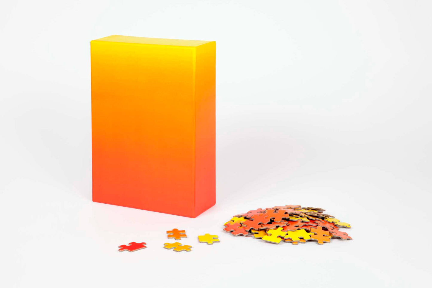 Areaware - Gradient Puzzle Original (500 piece): Red/Yellow