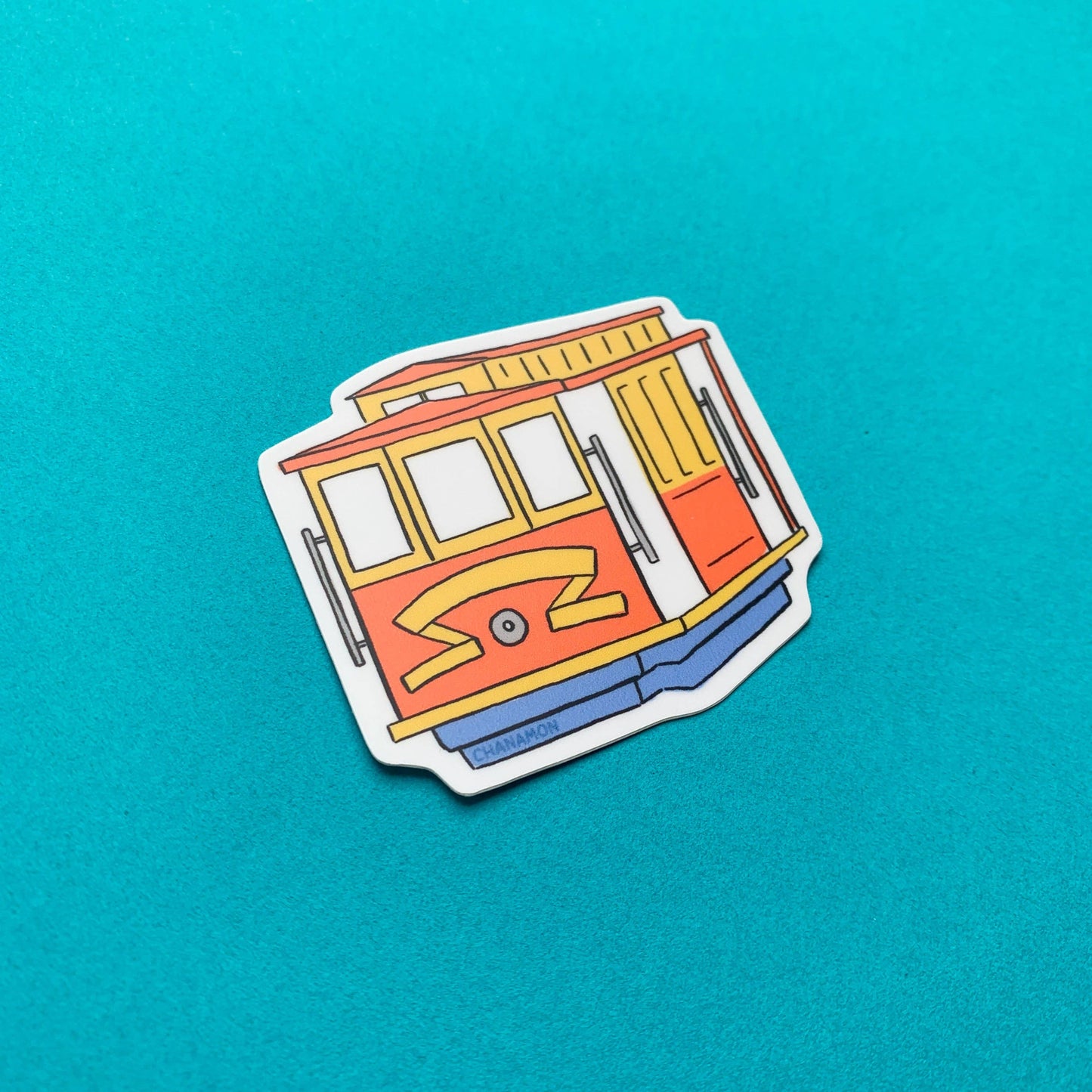 Maison Chanamon - Cable Car San Francisco Sticker