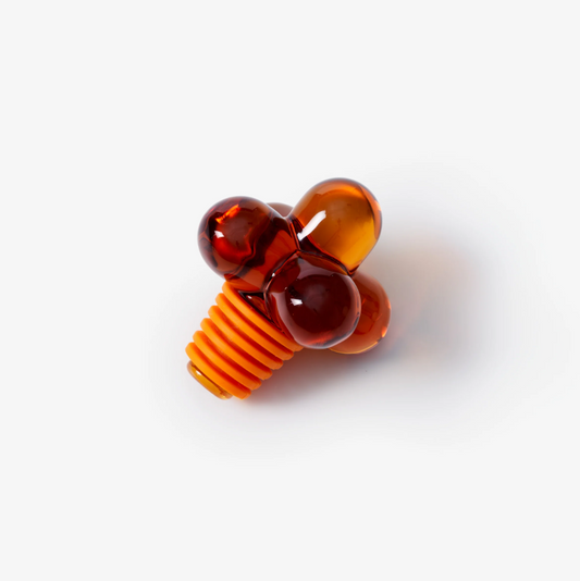 Areaware - Hobknob Bottle Stopper - Amber