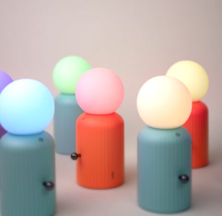 Lund London - Skittle Lamp - Coral