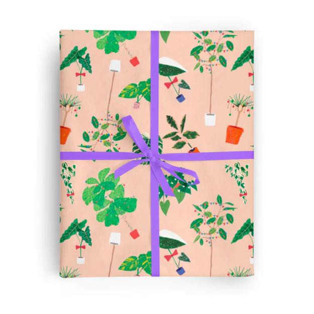 Carolyn Suzuki - Botanical Xmas - Rolled Gift Wrap