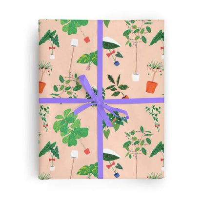 Carolyn Suzuki - Botanical Xmas - Rolled Gift Wrap