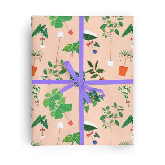 Carolyn Suzuki - Botanical Xmas - Rolled Gift Wrap