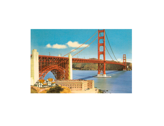 Found Image Press - SF-221 Golden Gate Bridge, San Francisco, California - Vintage Image, Postcard   SF-00221-PC2001-S