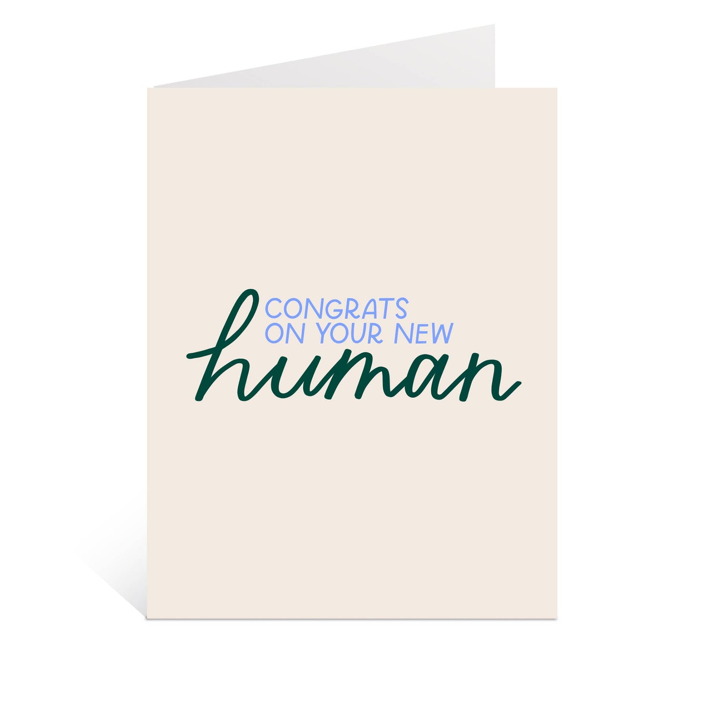 Just Follow Your Art - New Human Card | Congratulations New Baby, Baby Shower Gift