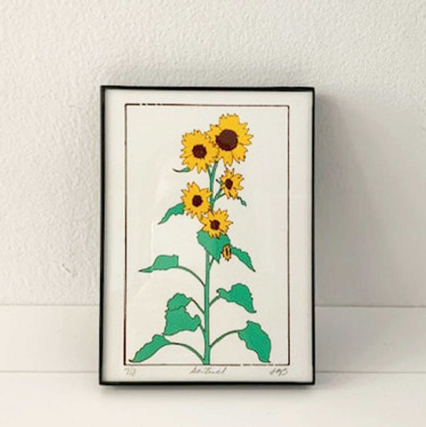 Anne M Breedlove - Screenprint - Sunflower