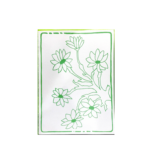 Anne Breedlove - Mountain Daisies Card - Green - A6