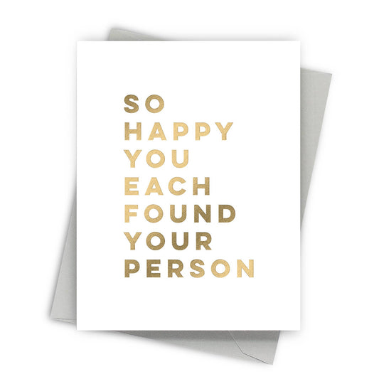 Fine Moments - Your Person – Wedding Greeting Cards