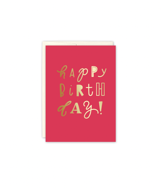 Black Joy Paper - Happy Birthday Lettering