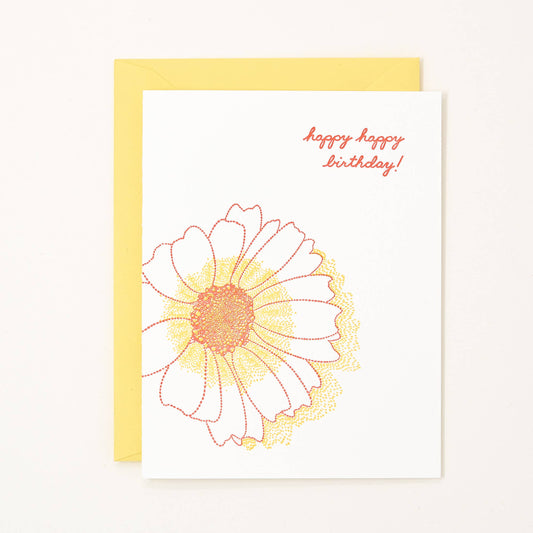 Helen Edna - Birthday Wildflower  - Spring Greeting Card