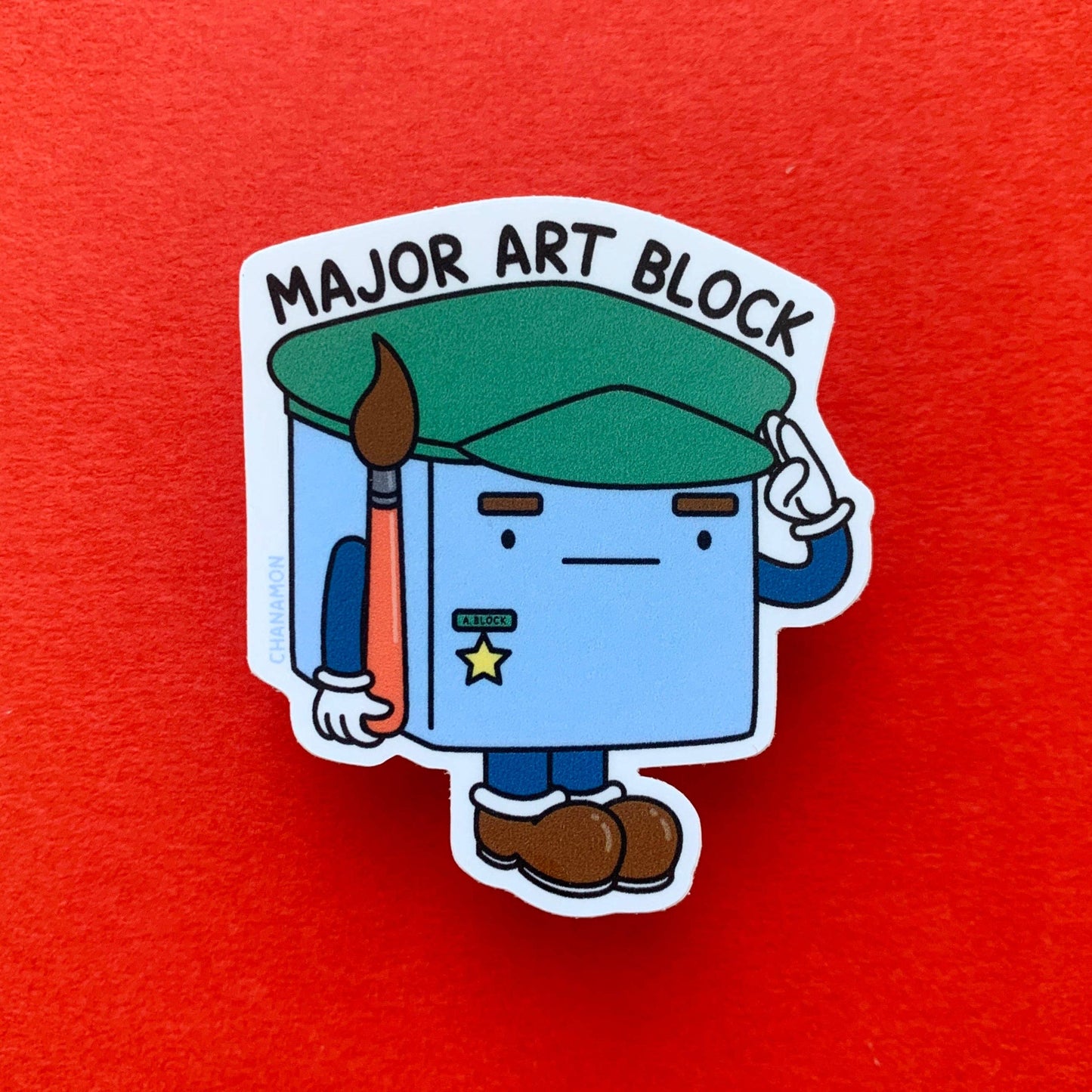 Maison Chanamon - Major Art Block Sticker