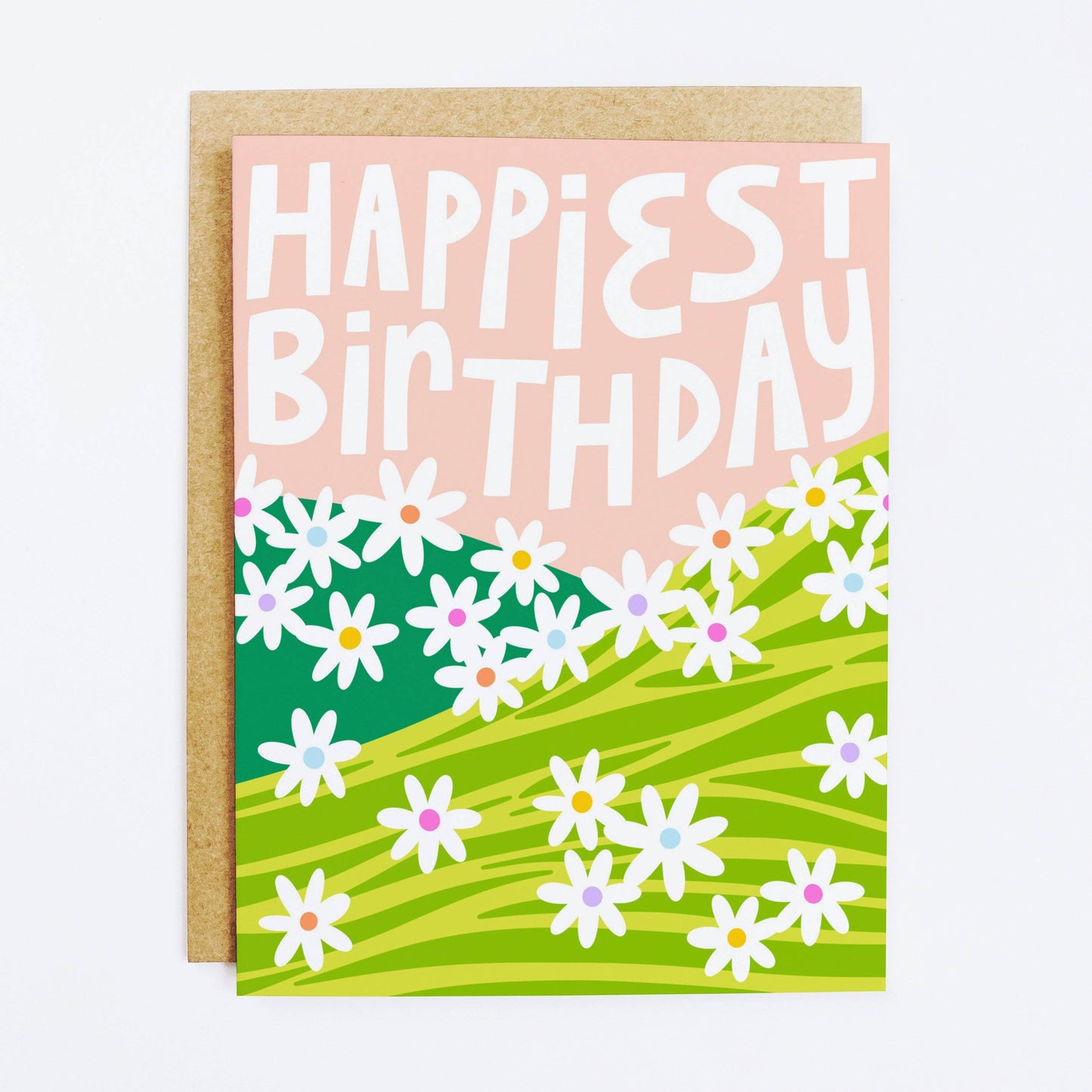 K+S Design Co. - Happiest Birthday Daisies Card