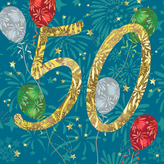 Twizler Ltd - 50th Birthday Card