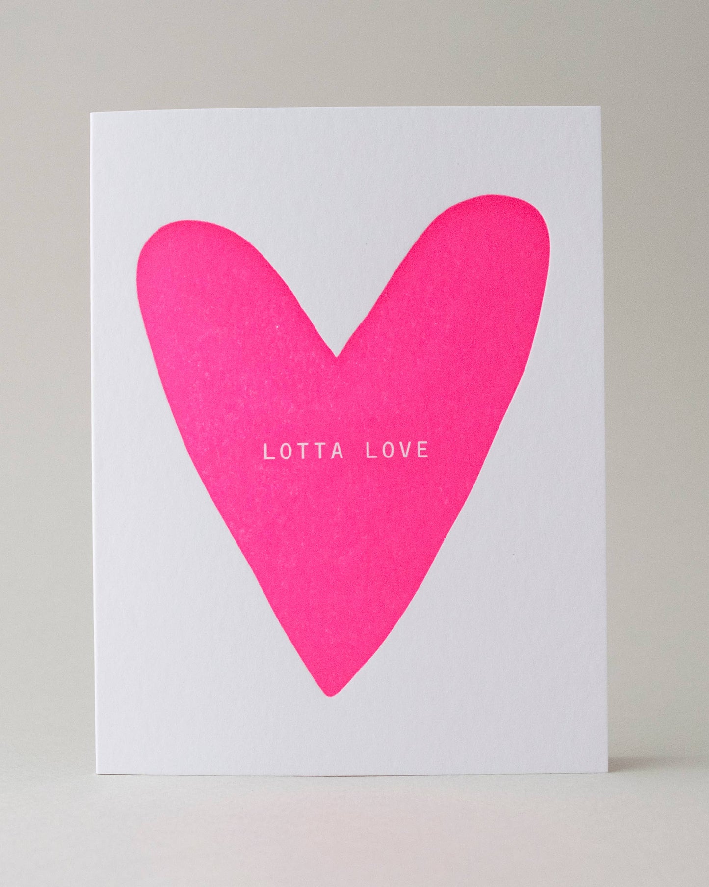 Meshwork Press - Neon Love Card