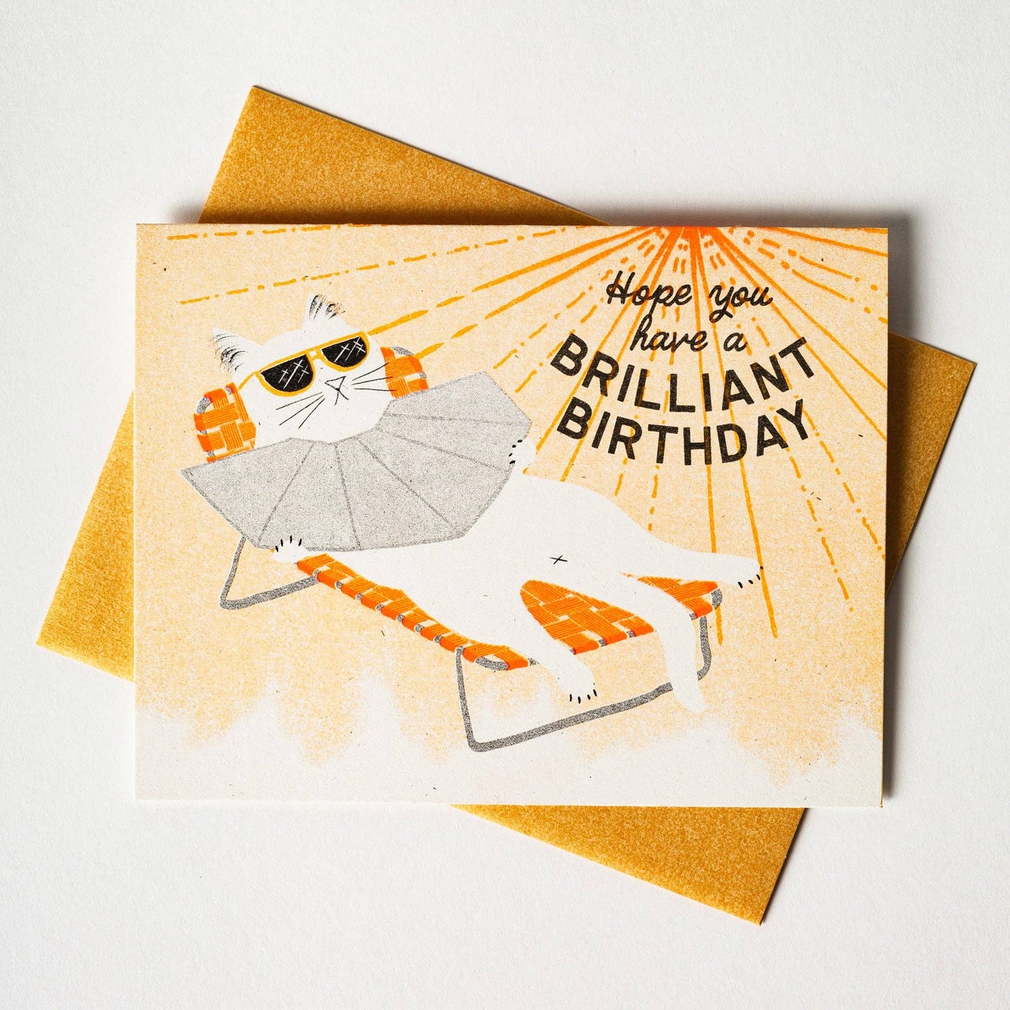 Bromstad Printing Co. - Brilliant Birthday - Risograph Card