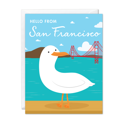 Maison Chanamon - Hello from San Francisco Card