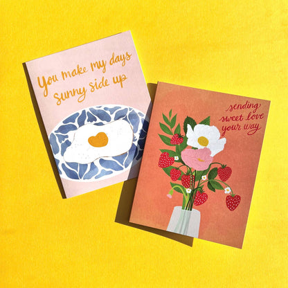 Pineapple Sundays - Sweet Love Greeting Card