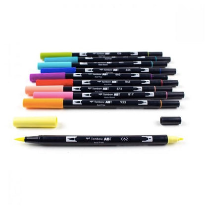 Tombow Dual Brush Pen Colors - Retro Set