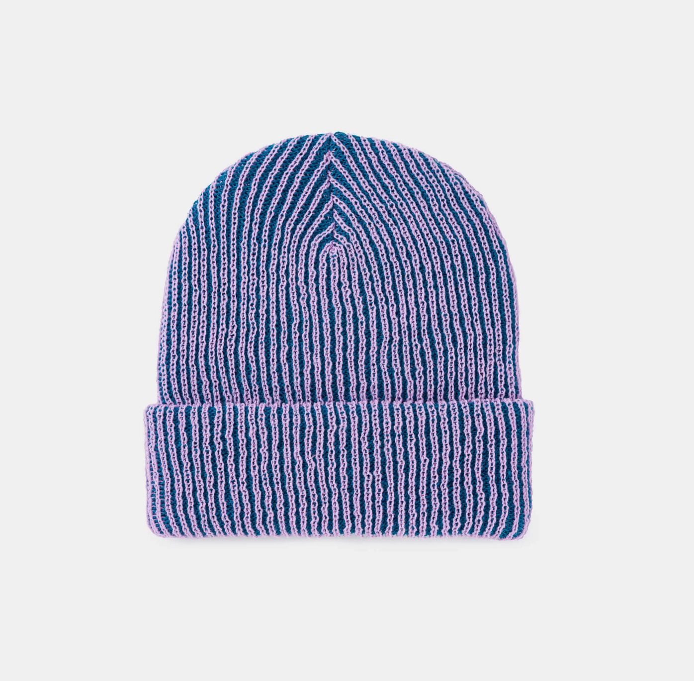 Verloop - Simple Rib Hat - Teal Lilac