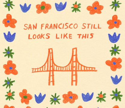 Katie Benn - SF still looks like this Postcard