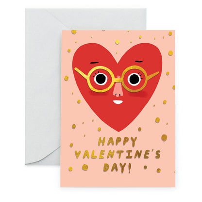 Carolyn Suzuki - HEART FACE - Valentine's Day Card