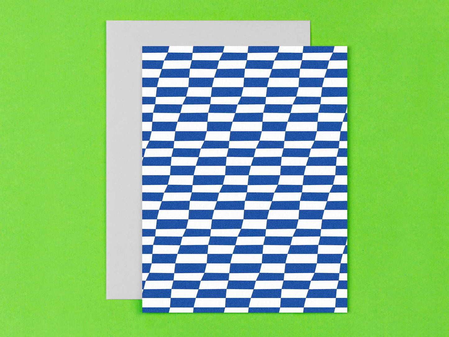 My Darlin' - Lean Ennui Leaning Checks Blank Pattern Card