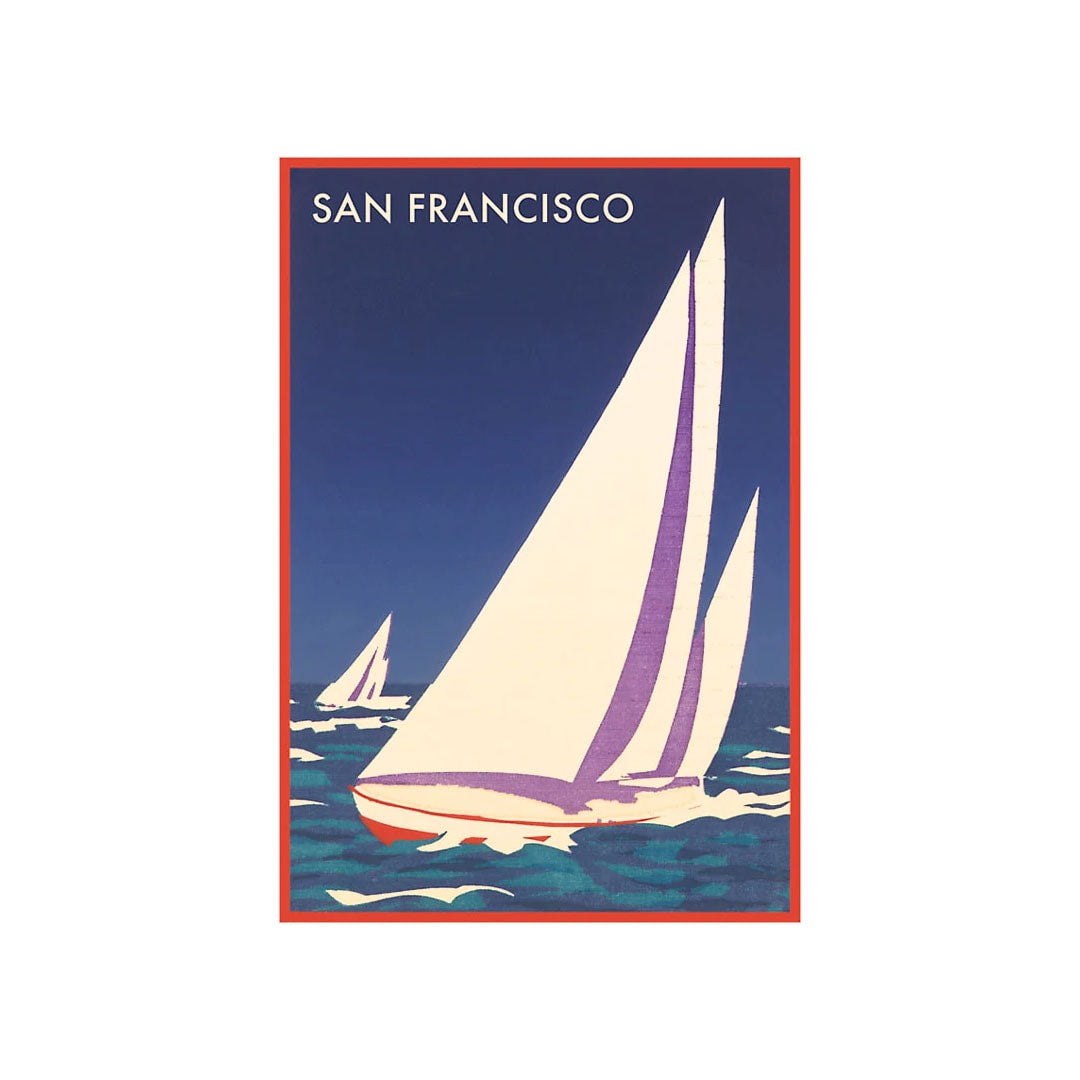 Found - Sailboats Postcard   SF-465