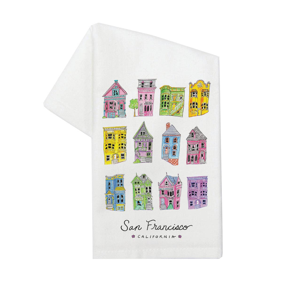 Brenna Daugherty - San Francisco Flour Sack Tea Towel