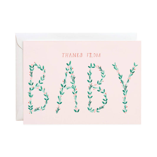 Mr. Boddington's Studio - Thanks from Baby - Notecards