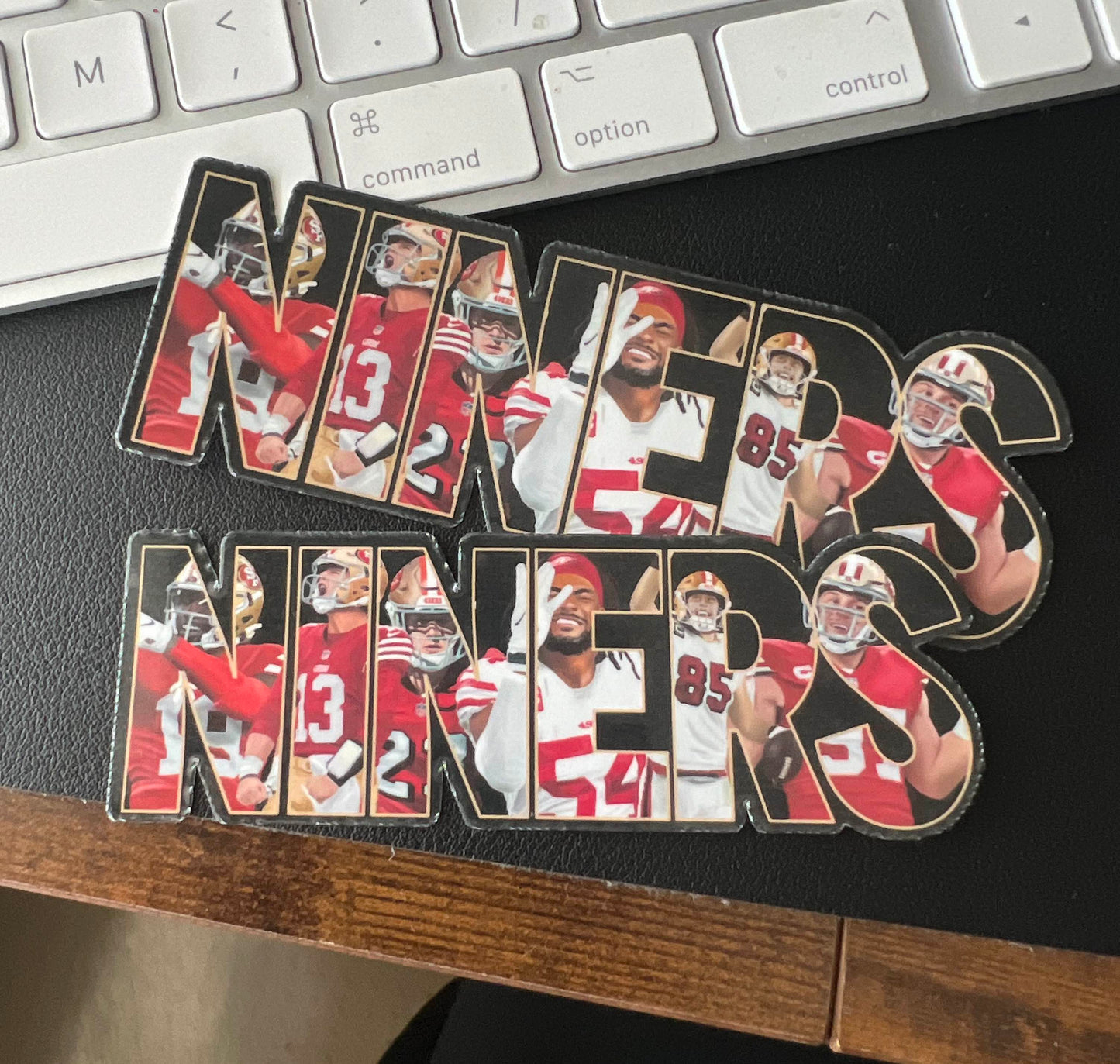 49ers Team Collage Sticker