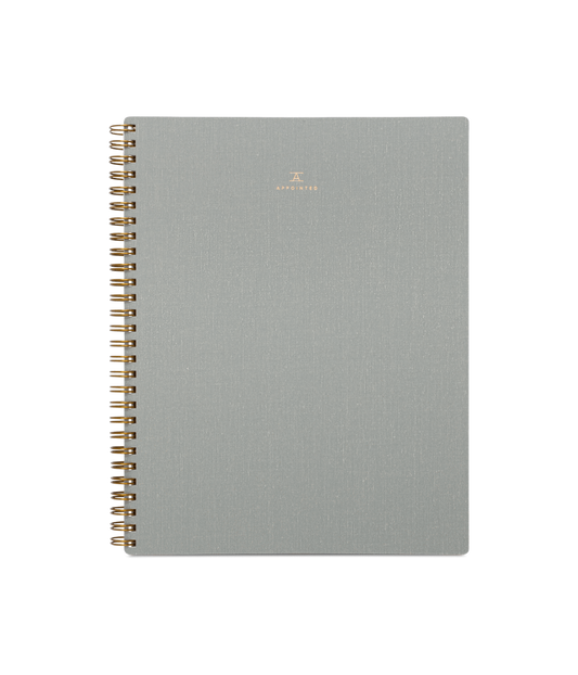 Appointed - Notebook - Dove Gray - Lined