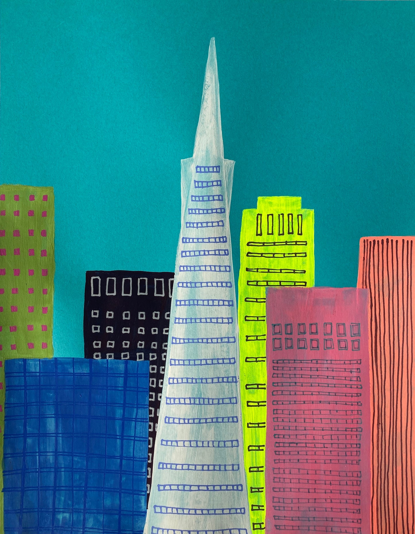 Bridget Watson Payne - Transamerica Postcard
